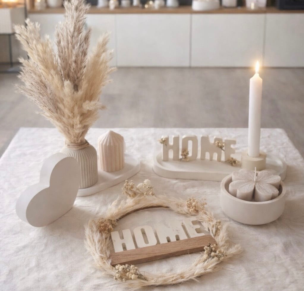 Premium Home Deko Set - Komplette Tischdekoration