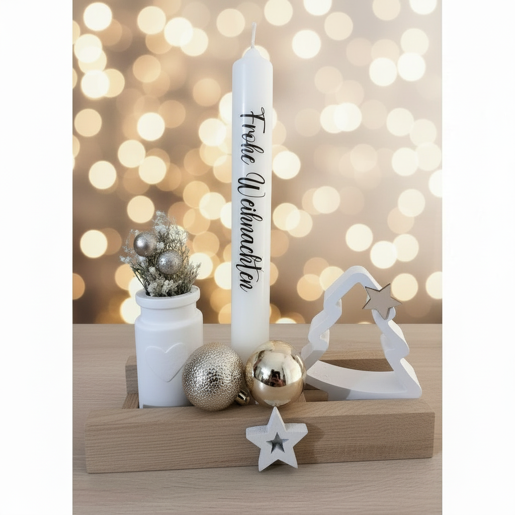 Frohe Weihnachten - Festliches Deko-Set