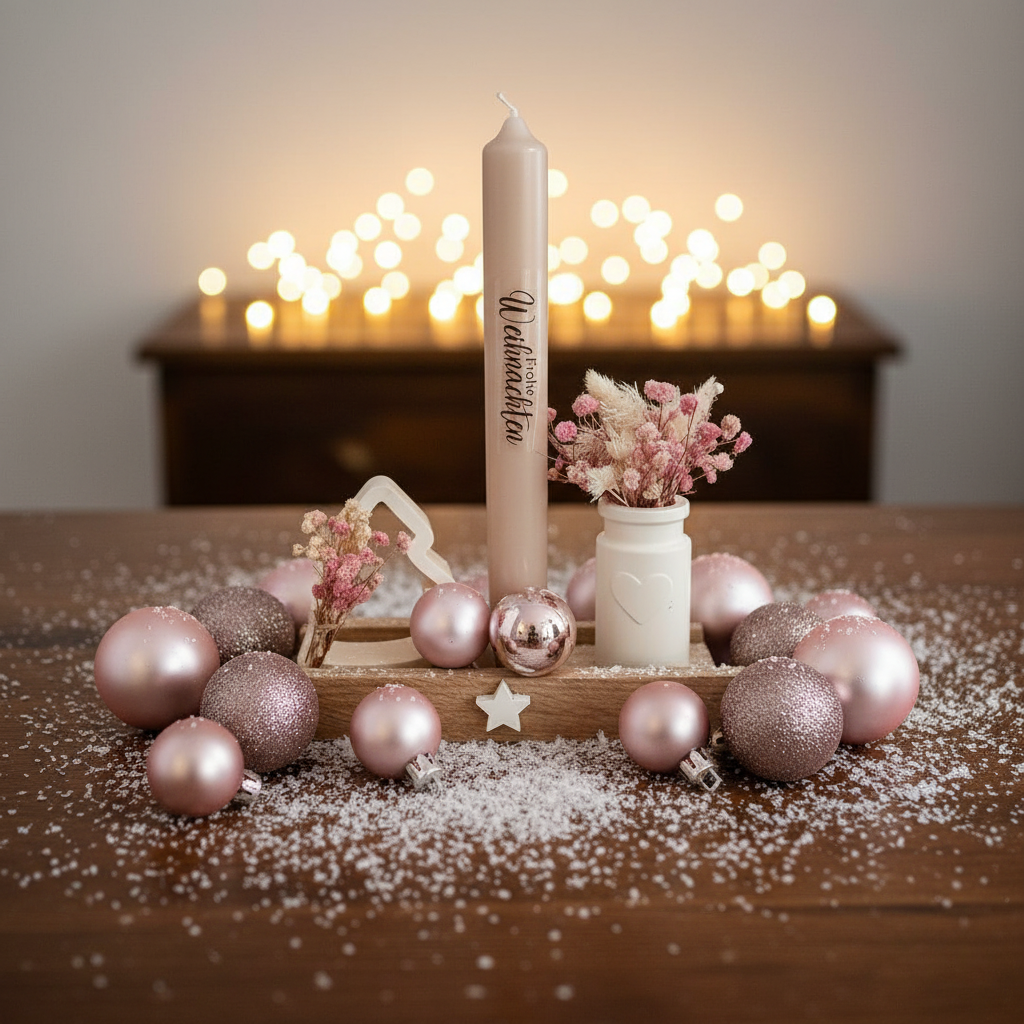 Frohe Weihnachten - Festliches Deko-Set